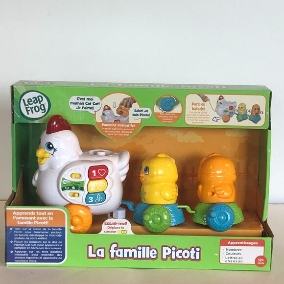 Leapfrog Learn and Roll Chickens (French Version) For Age 12 Months New in Box - Picture 14 of 16